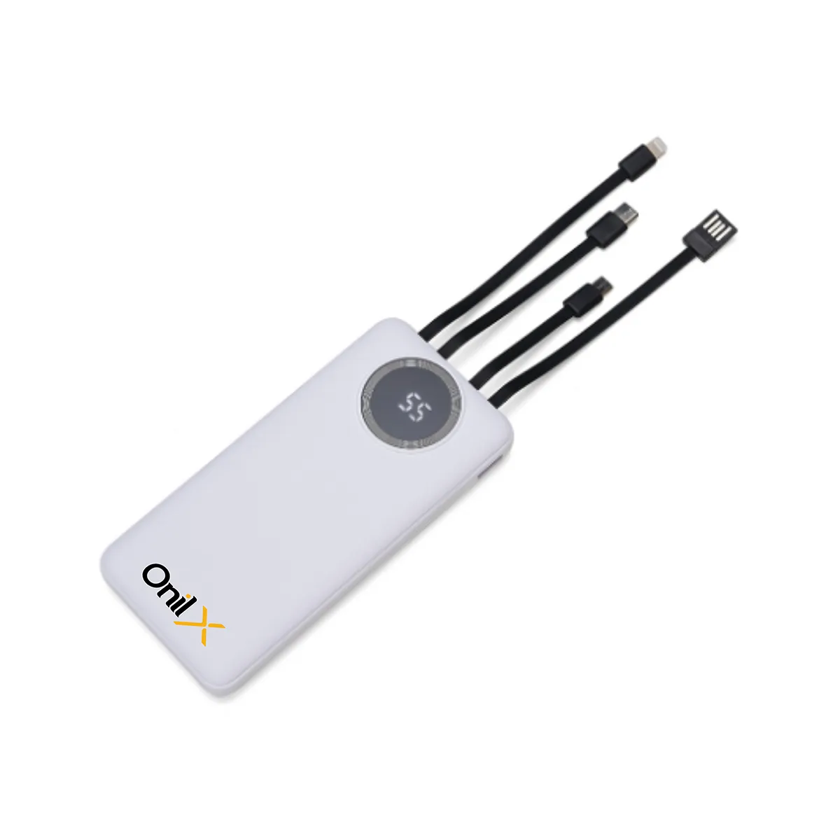 Power Bank 10.000mAh com Lanterna e Multissaídas