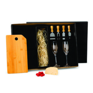 Kit Queijo E Champagne – 7 Pçs